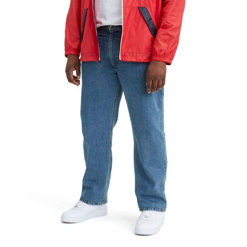 Levi's Men's 505 Mid Rise Regular Fit Full Straight Leg Jeans Heavyweight
